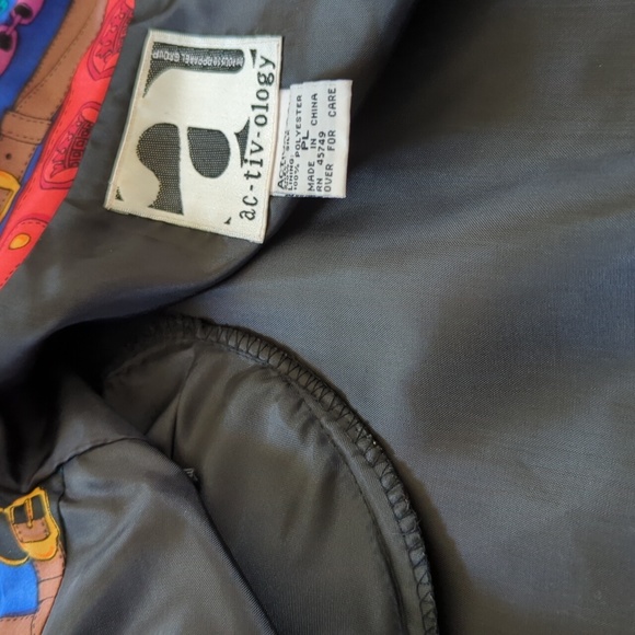 Vintage 100% Silk Activologyy zip up jacket - Picture 8 of 8